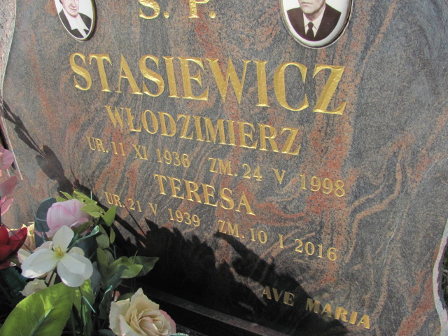 Teresa Stasiewicz 1939 Kowale Oleckie - Grobonet - Wyszukiwarka osób pochowanych