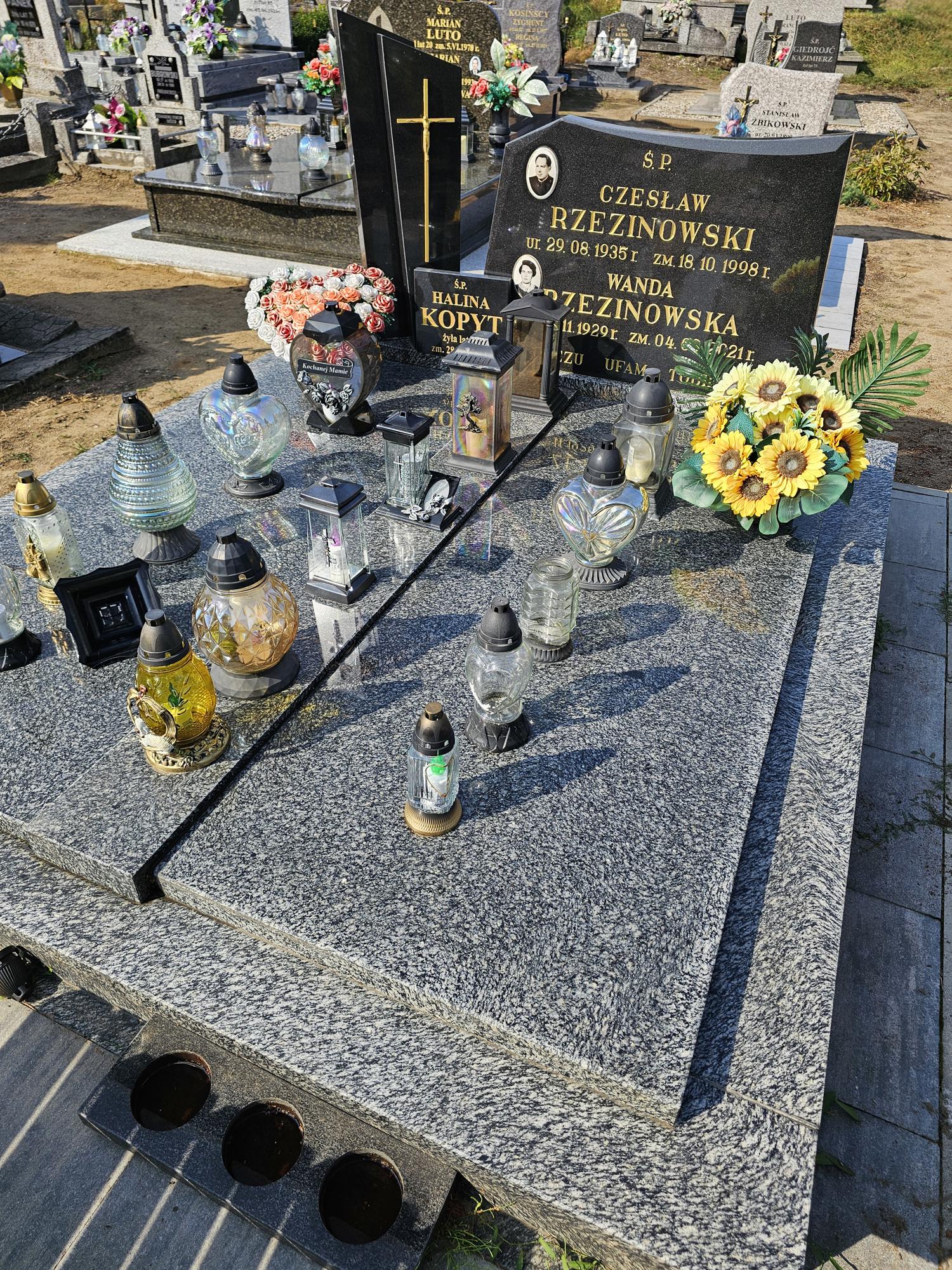 Grób Czesław Rzezinowski