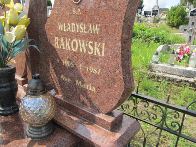Władysław Rakowski 1905 Kowale Oleckie - Grobonet - Wyszukiwarka osób pochowanych
