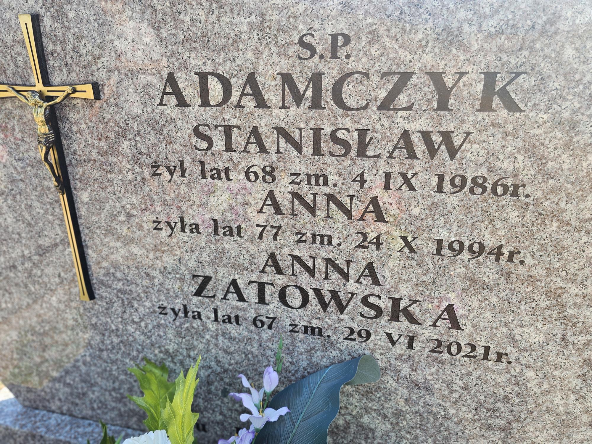 Anna Adamczyk 1917 Kowale Oleckie - Grobonet - Wyszukiwarka osób pochowanych