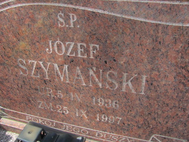 Józef Szymański 1936 Kowale Oleckie - Grobonet - Wyszukiwarka osób pochowanych