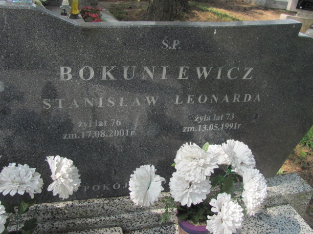 Stanisław Bokuniewicz 1925 Kowale Oleckie - Grobonet - Wyszukiwarka osób pochowanych